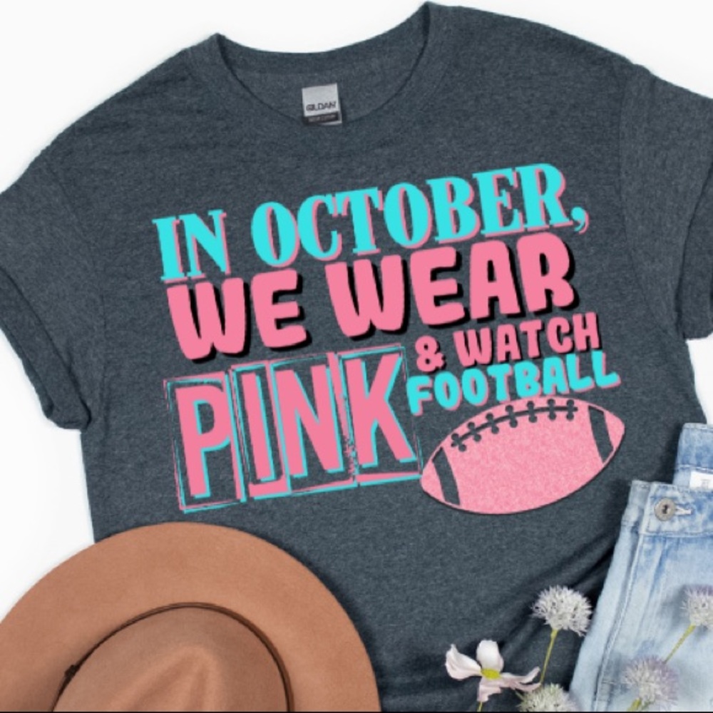 In October We Wear Pink T-shirt